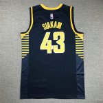 Maillot de Basket #43 Siakam Indiana Pacers Marine Brodé